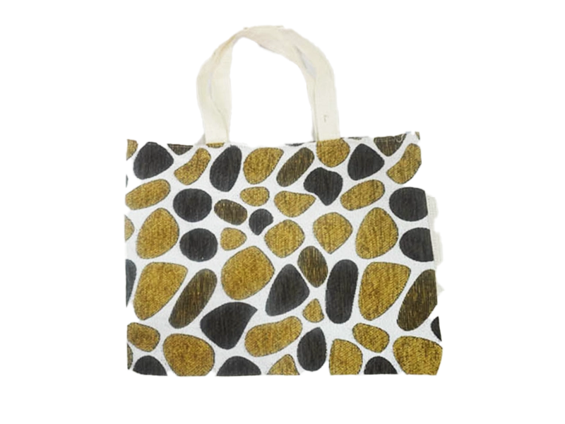 Buy Jute Shoulder Bags for Women and Girls | Trendy Bags | Fashionable Tote  | Jute Bags for Office/College | Jute Handbag | Jute Bag with Zip |  Reusable Bags | Printed